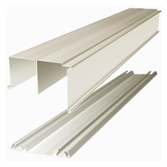 Porcelain Sliding Wardrobe Door Track Set