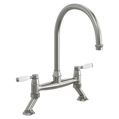 Victorian Bridge Brushed Nickel