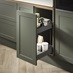 Croft Grey 400mm Ready Assembled Pre-Fitted Pull Forward Handleless Base Cabinet