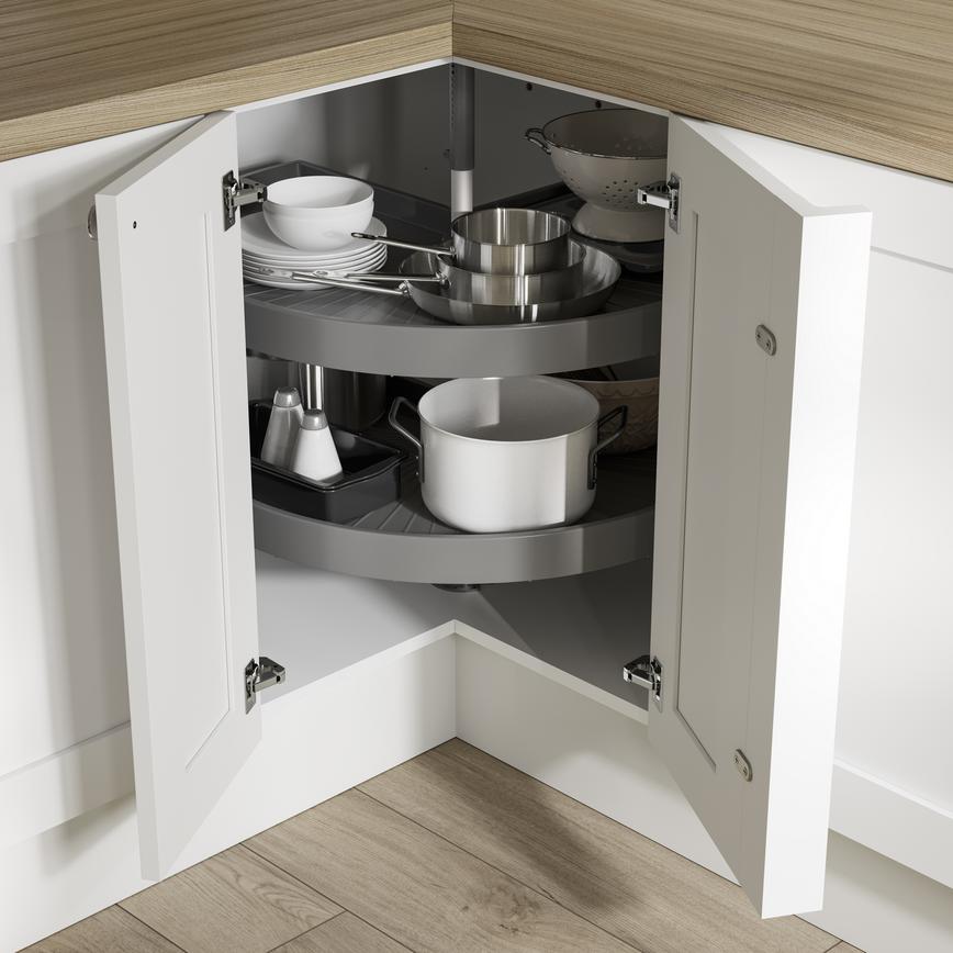 Vauth Sagel Premium Anthracite 931mm Corner Carousel