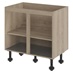 Natural Oak 720mm x 900mm x 575mm Ready Assembled Sink Base Cabinet