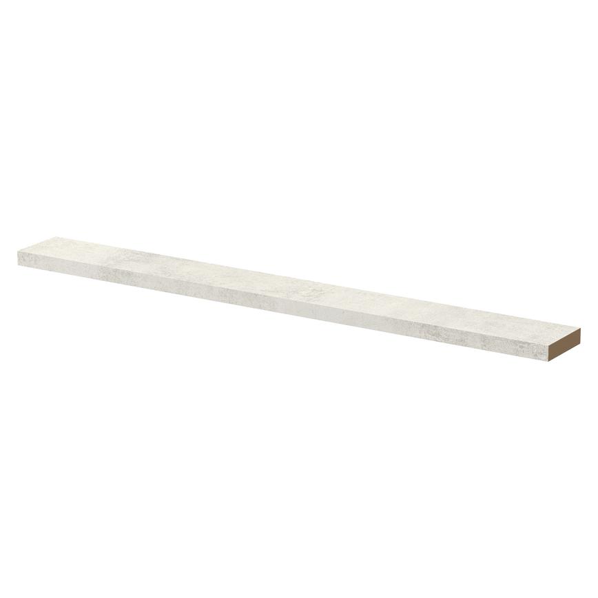 Hockley Textured White Stone 2.75m Continuous Square Cornice or Pelmet