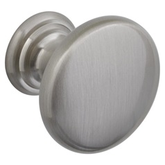 Brushed Nickel Effect Knob Handle