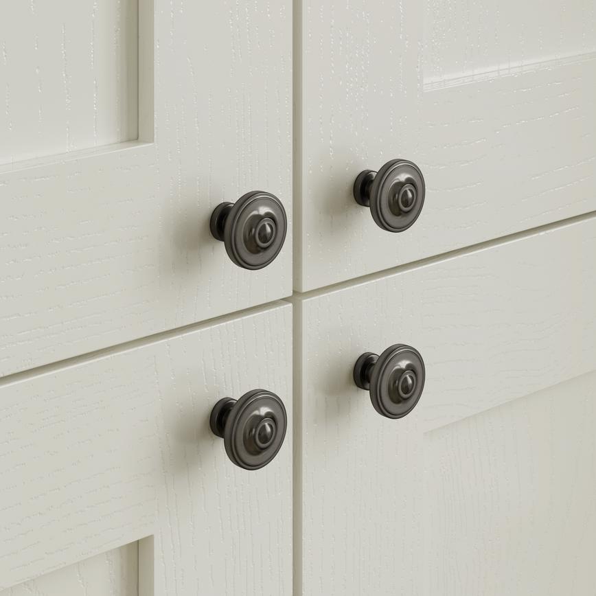 Pewter Effect Knob Handles
