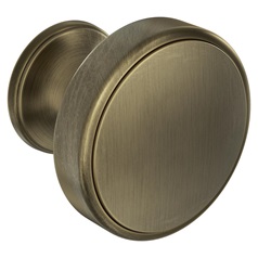 Aged brass knob handle