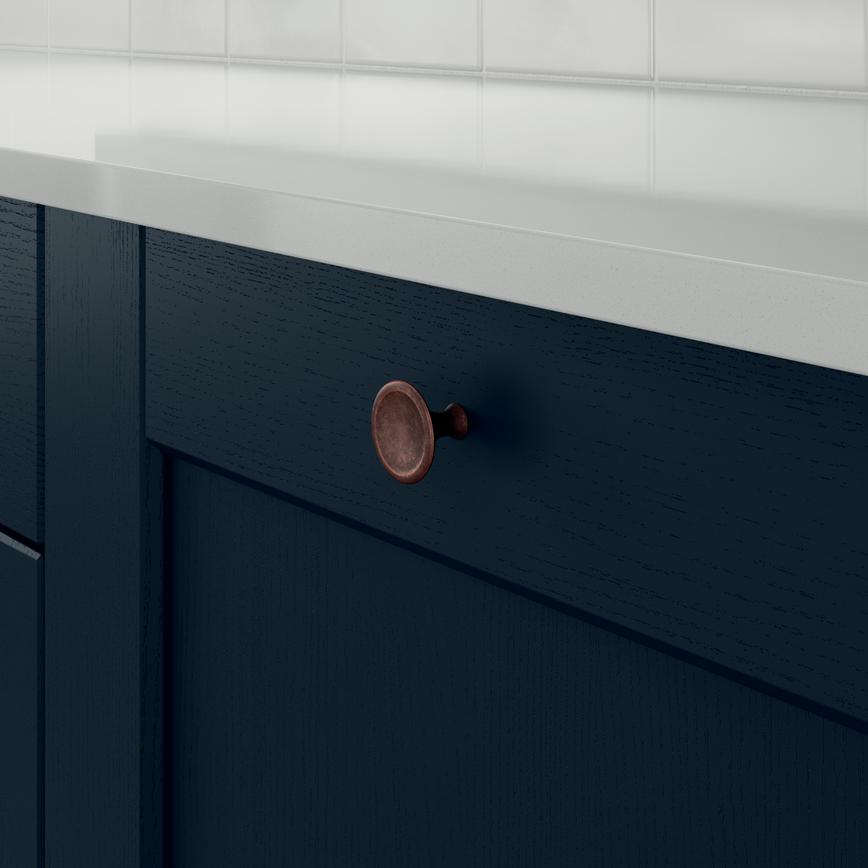 Antique Copper Bell Knob Handle