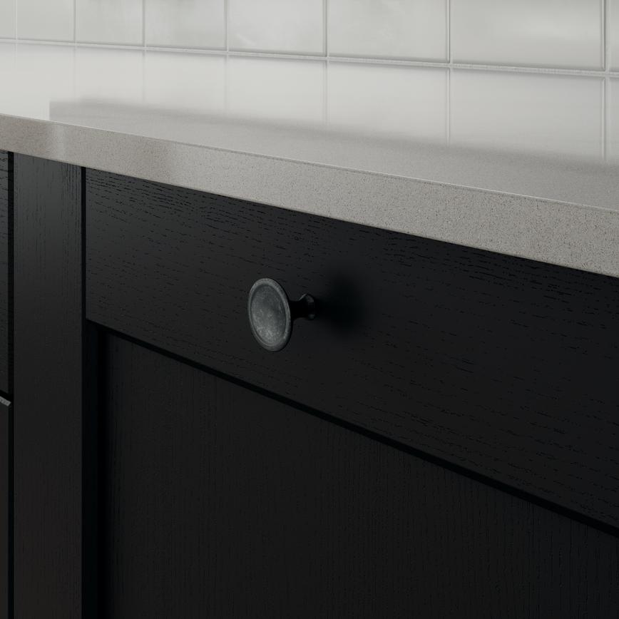 Antique Grey Bell Knob Handle