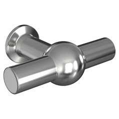 chrome T Handle