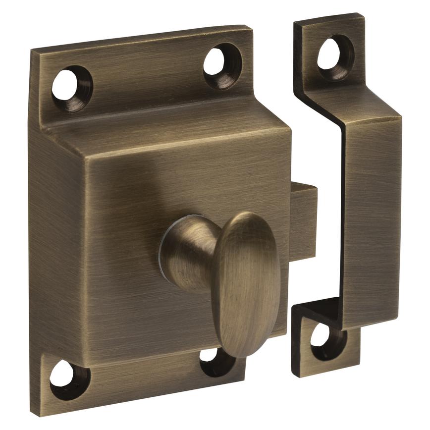 Highborn Aged Brass 41.3mm Turn Cupboard Latch