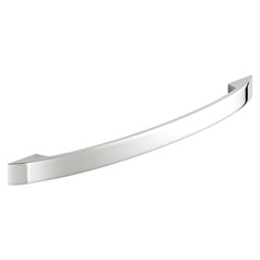 Thin Strap Polished Chrome D Cupboard Handle 235mm