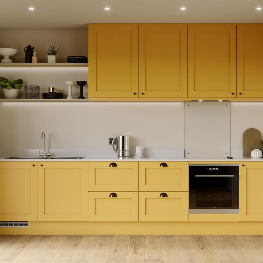 Chilcomb Paintable Mustard EKES Single Wall Main Set Shot