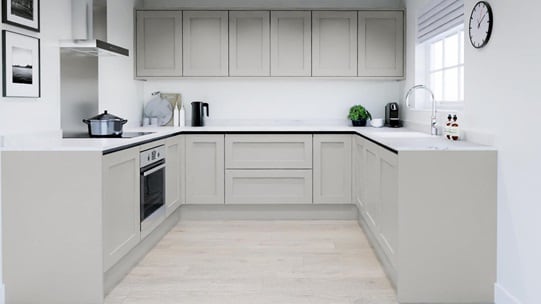 Chilcomb Dove Grey Linear EKES UShape