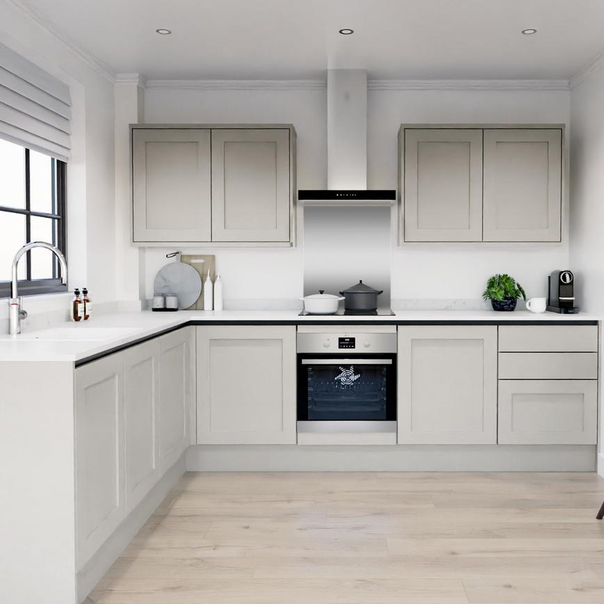 Chilcomb Dove Grey Linear EKES LShape