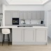 Chilcomb Inframe Dove Grey Island Kitchen