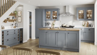 Chilcomb Dusk Blue In-Frame Main Set Shot