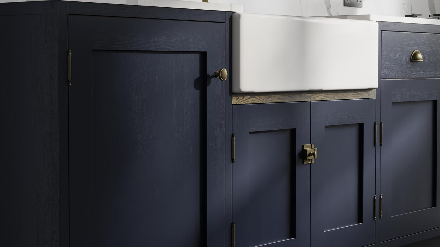 Chilcomb navy inframe cabinet detail