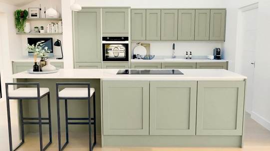 Chilcomb Sage Green Linear EKES Island