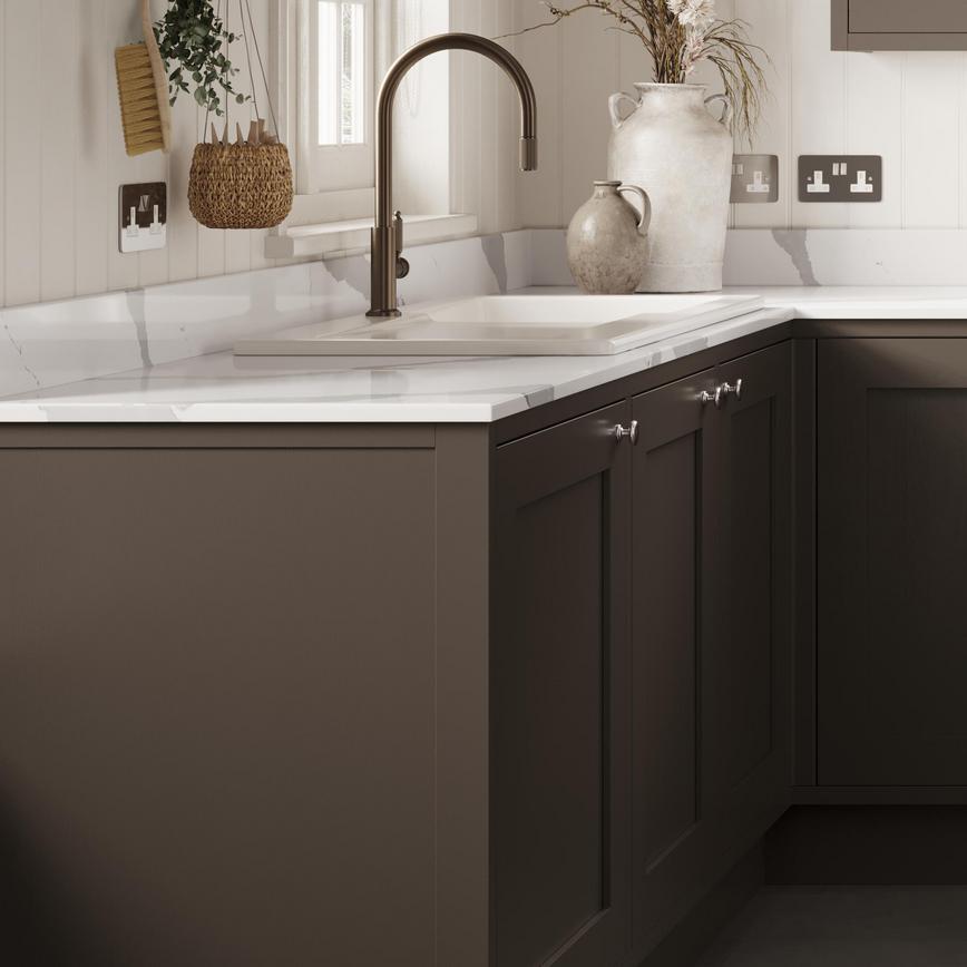 Chilcomb Truffle Inframe Sink And Tap