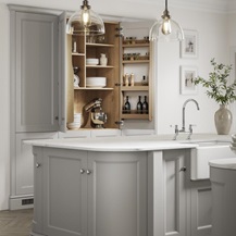 Elmbridge Dove Grey Door Balcony