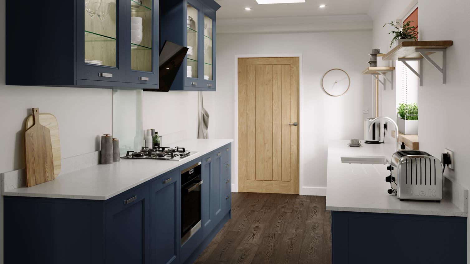 Elmbridge Inframe Paintable Galley Kitchen