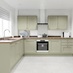 Elmbridge Sage Green In-Frame L Shape Kitchen