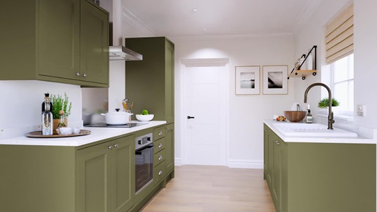 Elmbridge Olive Inframe EKES Set Shot Galley 