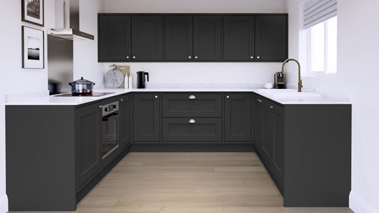 Elmbridge Inframe Charcoal EKES Set Shot U Shape