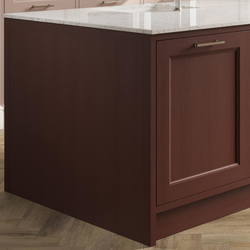 Elmbridge Earth Red In Frame Worktop Run