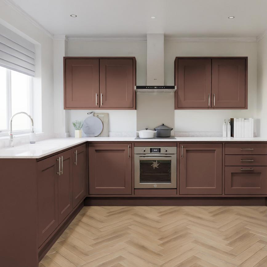 Elmbridge Earth Red Inframe EKES L Shaped