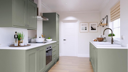 Elmbridge Reed Green Inframe EKES Set Shot Galley 