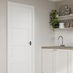 Witney White with 4 panel shaker smooth door