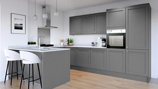 Allendale Slate Grey EKES Peninsula Main Set Shot