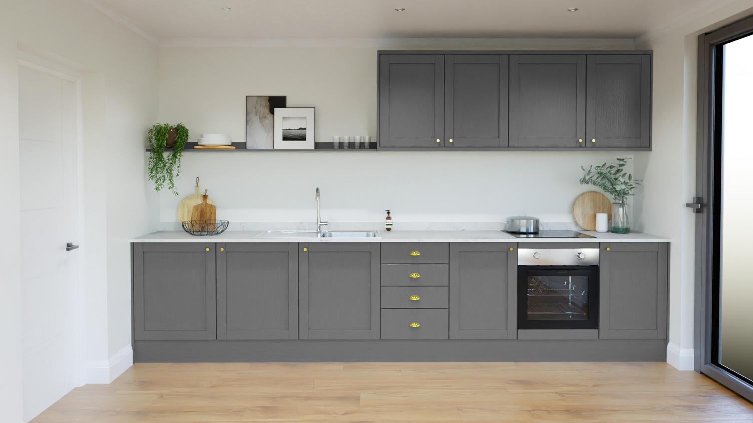 Allendale Slate Grey EKES Single Wall Main Set Shot