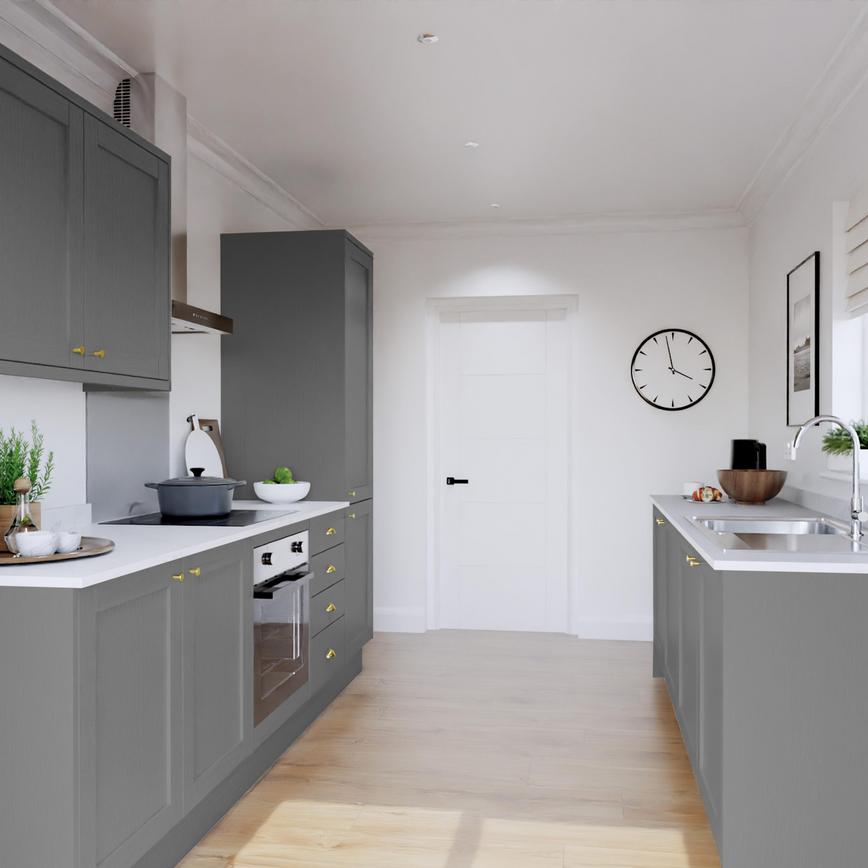 Allendale Slate Grey EKES Galley Main Set Shot