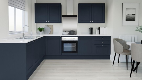 Allendale Navy EKES L Shape Main Set Shot