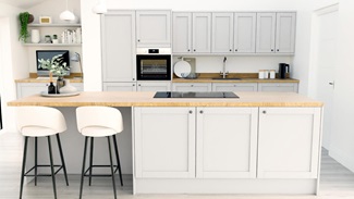 Allendale Dove Grey EKES Island Main Set Shot