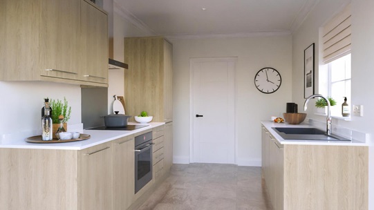 Hockley Textures Oak Galley