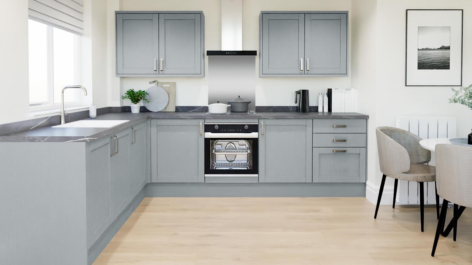 Allendale Dusk Blue EKES L Shaped