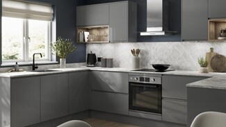 Clerkenwell Gloss Slate Grey Main Set Shot