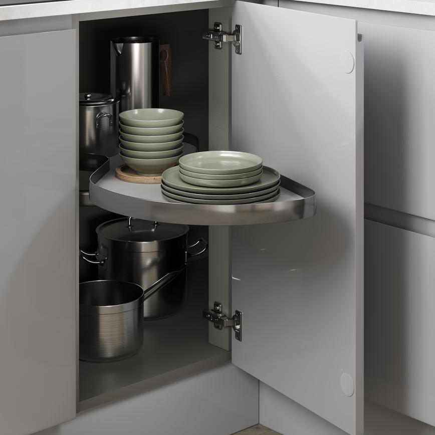 Clerkenwell Gloss Dove Grey Pull Out 