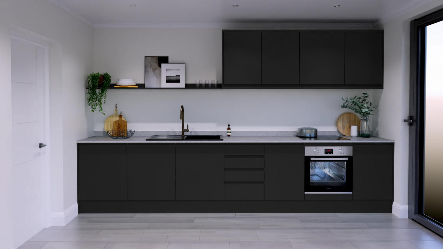 Clerkenwell Gloss Charcoal EKES Single Wall