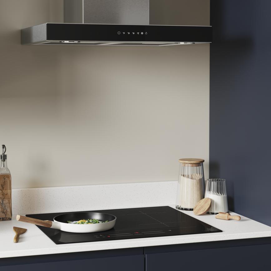Clerkenwell Super Matt Navy & Sandstone Hood And Hob