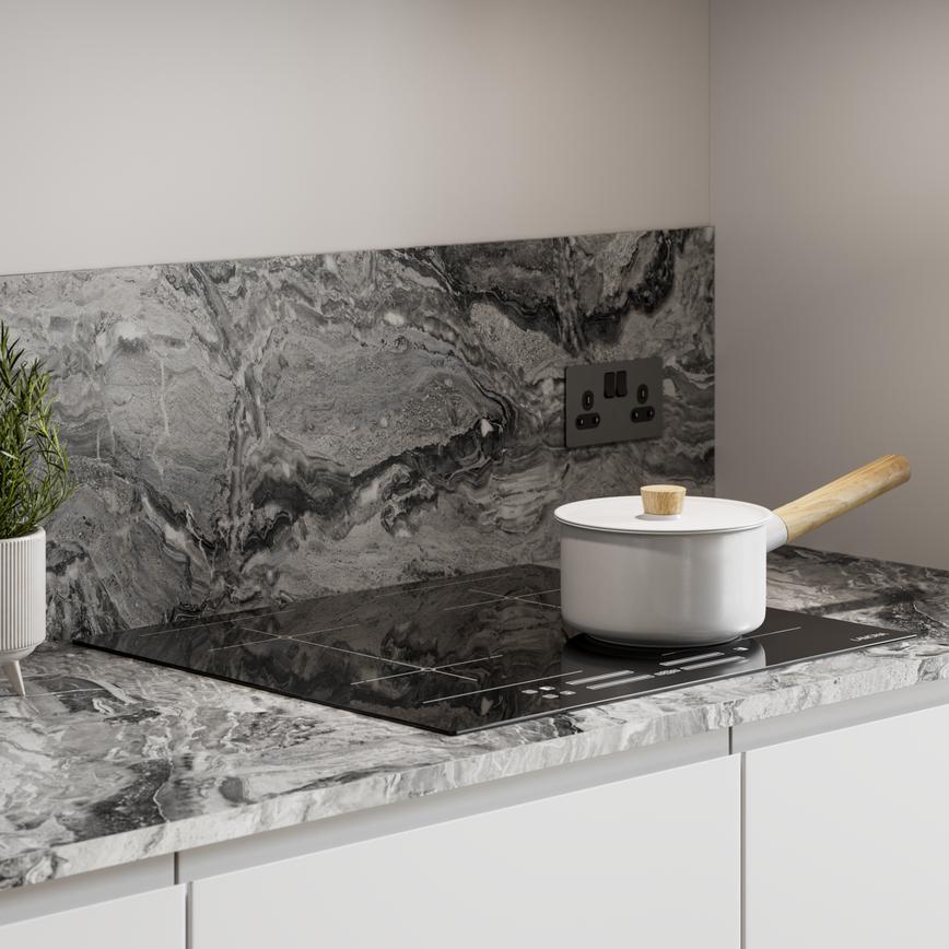 Clerkenwell Super Matt Dove Grey Cooking Area