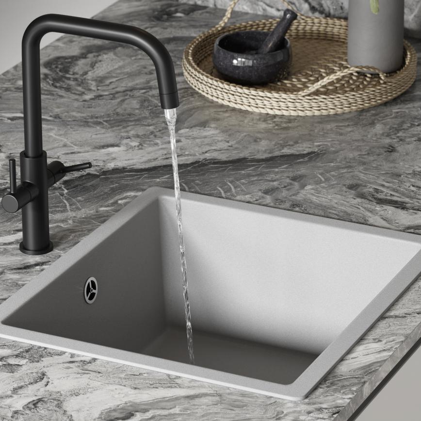 Clerkenwell Super Matt Dove Grey Sink And Tap