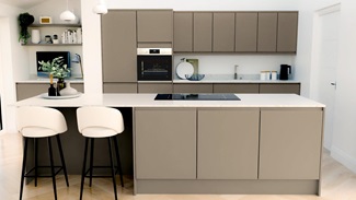 Clerkenwell Matt Metallic Bronze EKES Island