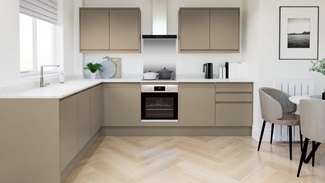 Clerkenwell Matt Metallic Bronze EKES L Shaped