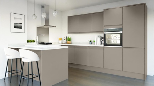 Clerkenwell Super Matt Sand Grey EKES Peninsula