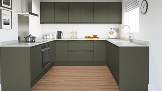 Clerkenwell Super Matt Ash Green EKES U Shaped