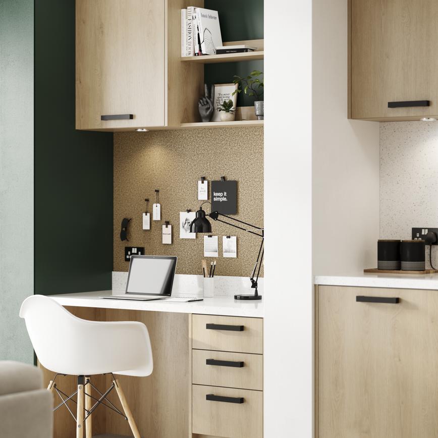 Greenwich Natural Oak Desk Cameo