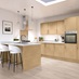 Greenwich Standard Natural Oak EKES Peninsula